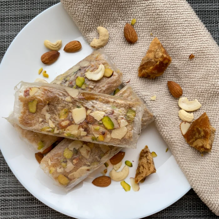 Bellam dry fruits Putharekulu 10PCS - Image 1